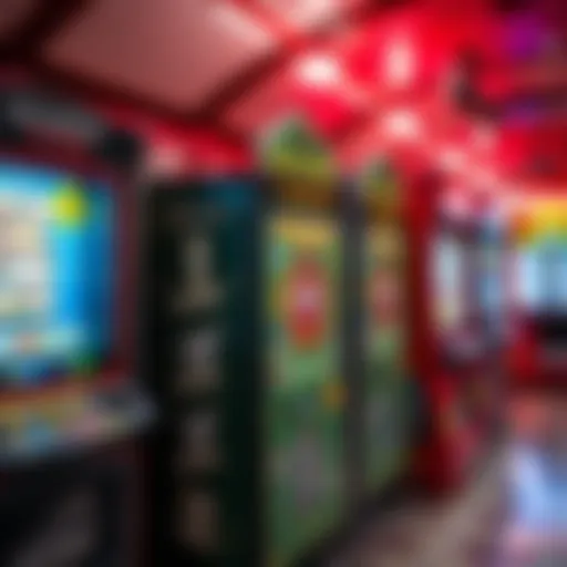 An illustration depicting the historical evolution of scratch cards over time