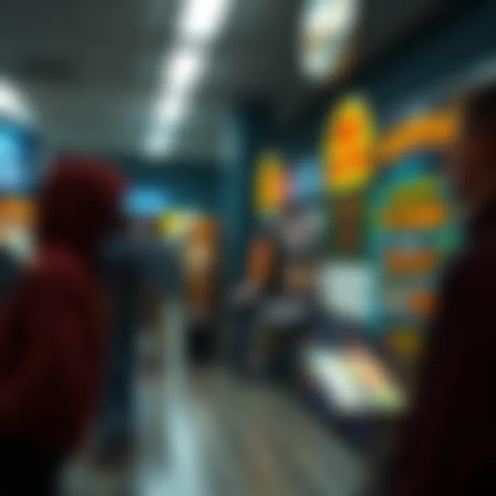 A historical timeline showcasing the evolution of scratch lotteries