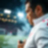 A visual representation of strategic sports betting techniques.