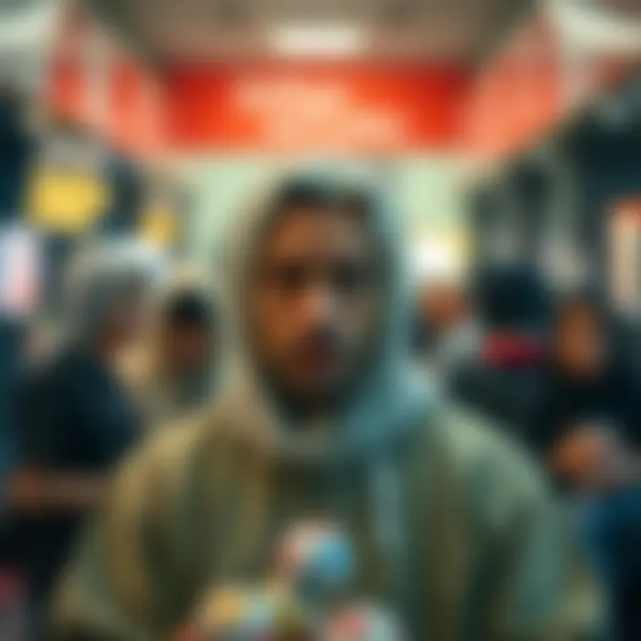 An artistic representation of the social impact of lotteries on communities worldwide.