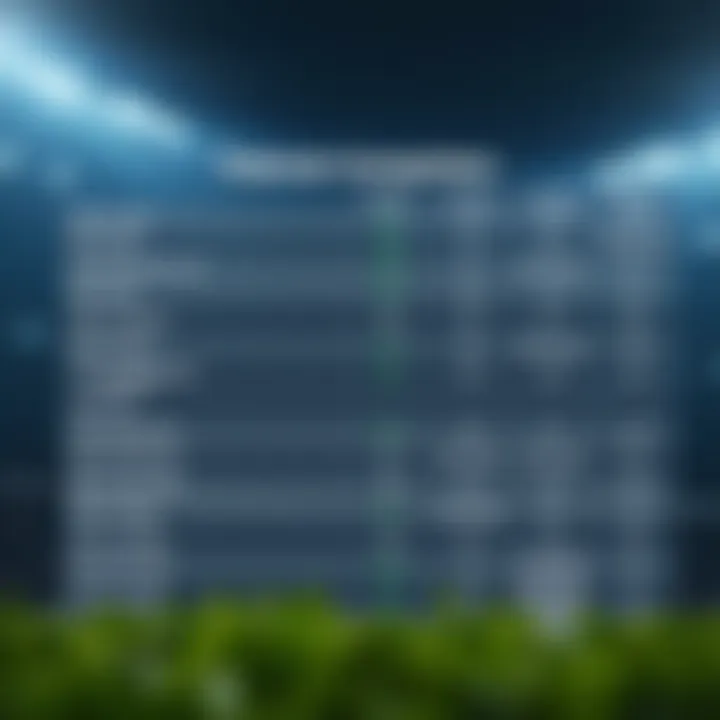 Comparison chart of features for various betting platforms