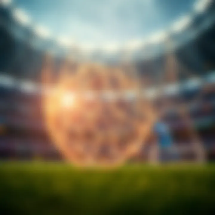 The Fusion of Sports Betting and Keno A visual representation of sports betting integration with Keno