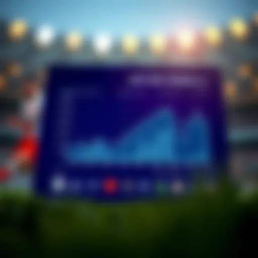 Graph depicting sports betting trends