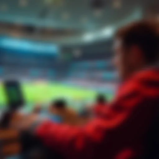 Watching a sports event live online