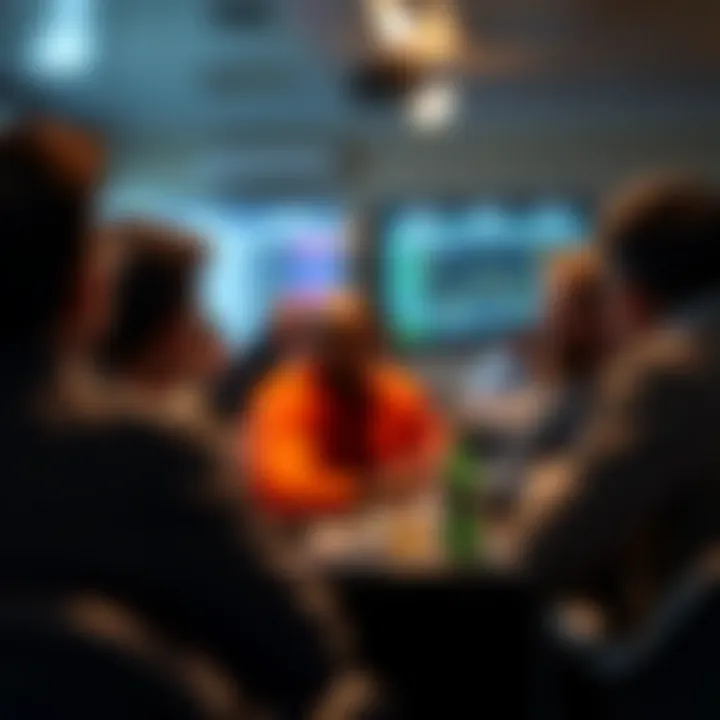 Illustration of a community forum discussion about sports betting strategies