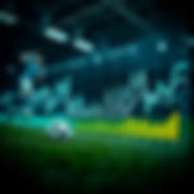 Graphs and charts illustrating statistical analysis in football betting