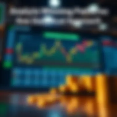 An analytical chart displaying winning patterns and statistical data.