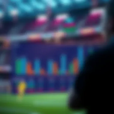 An analysis chart showcasing statistical trends in betting