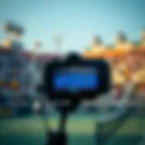 Broadcasting tennis match with advanced technology