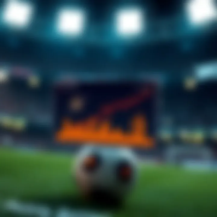 An illustration representing sports betting analytics