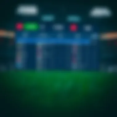 A sophisticated betting interface showcasing various sports options