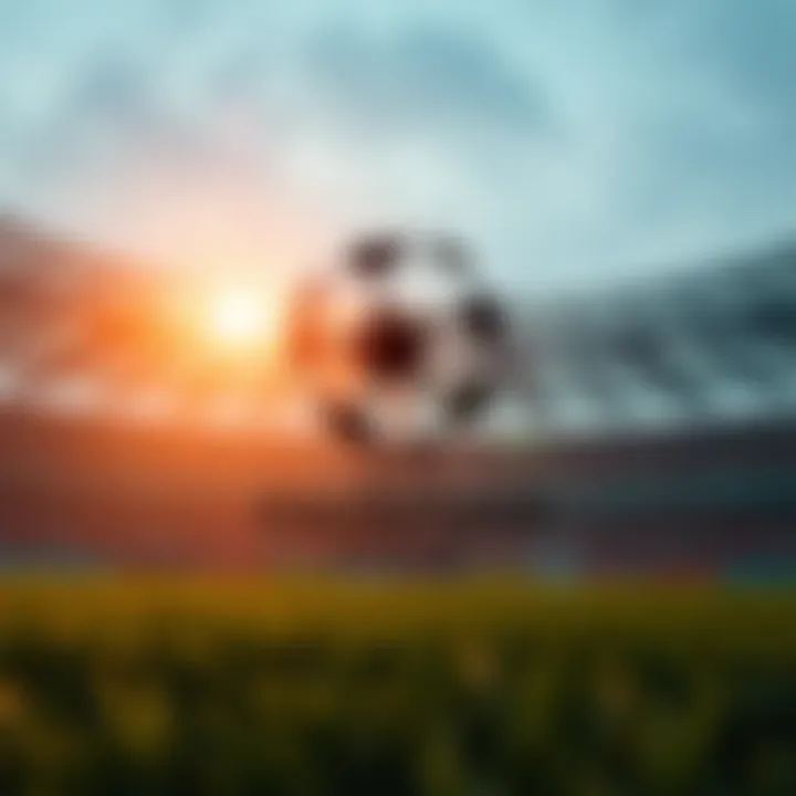 Symbolic representation of unity in football through the UEFA Champions League logo.